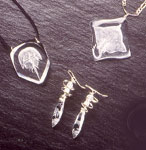 Carved Lucite Jewelry